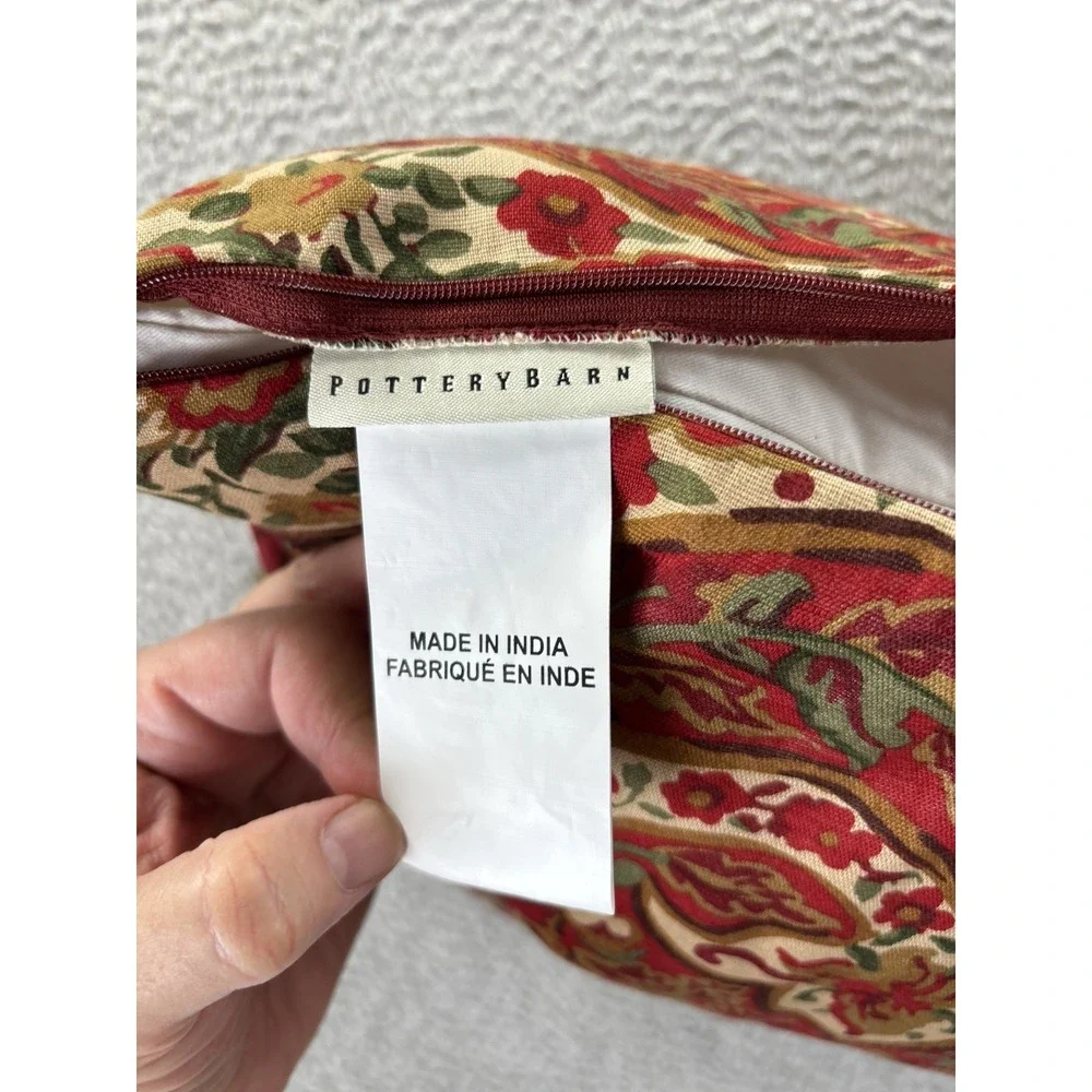 Pottery Barn Lynsey Lumbar Pillow & Cover 16 x 26